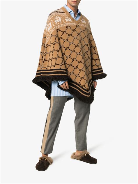 gucci mens poncho|Gucci windbreaker men's.